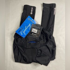 NWT Men’s Canari Classic Cycling Tights M Black Padded Waist String Bike Sports